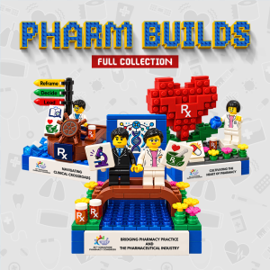PHARM BUILDS Limited Edition 35th SPC Symbolic DIY Blocks, 1 Set of 3s [Pre-Order]