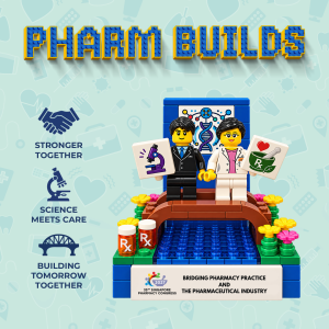PHARM BUILDS Limited Edition 35th SPC Symbolic DIY Blocks x 1 - Bridging Pharmacy Practice and The Pharmaceutical Industry [Pre-Order]